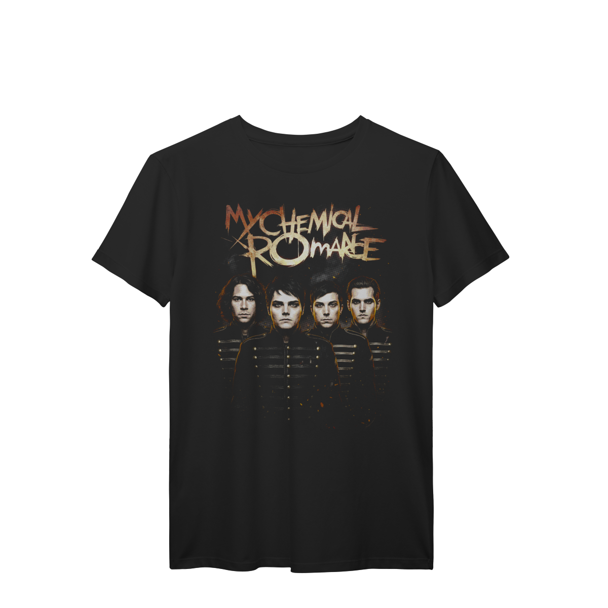 Camiseta My Chemical Romance The Black Parade Banda Rock Unissex Premium