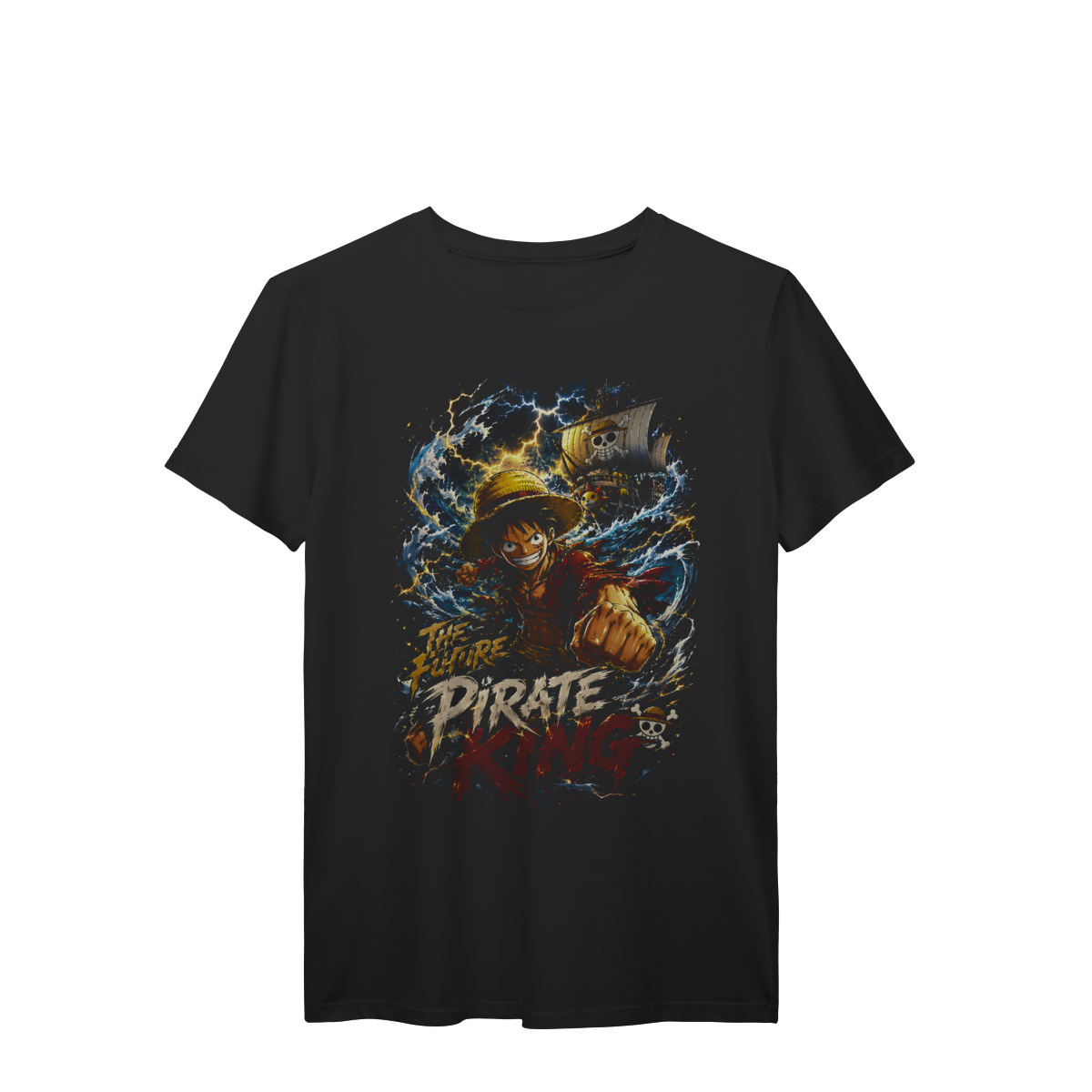 Camiseta Futuro Rei dos Piratas Aventura no Mar Premium