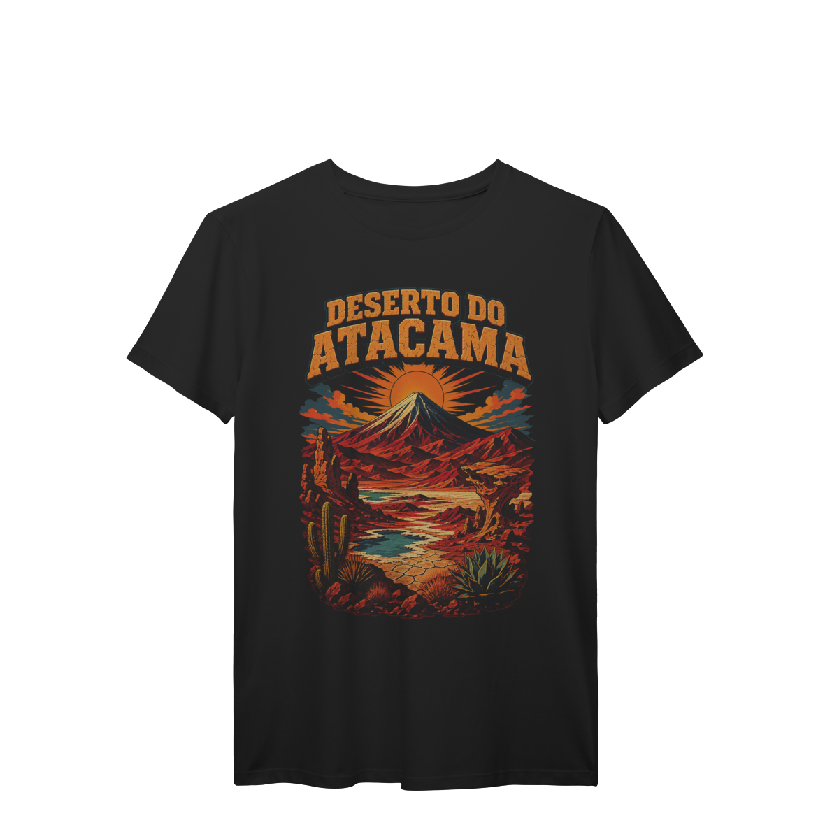 Camiseta Deserto do Atacama Chile Viagem Aventura Vintage Premium