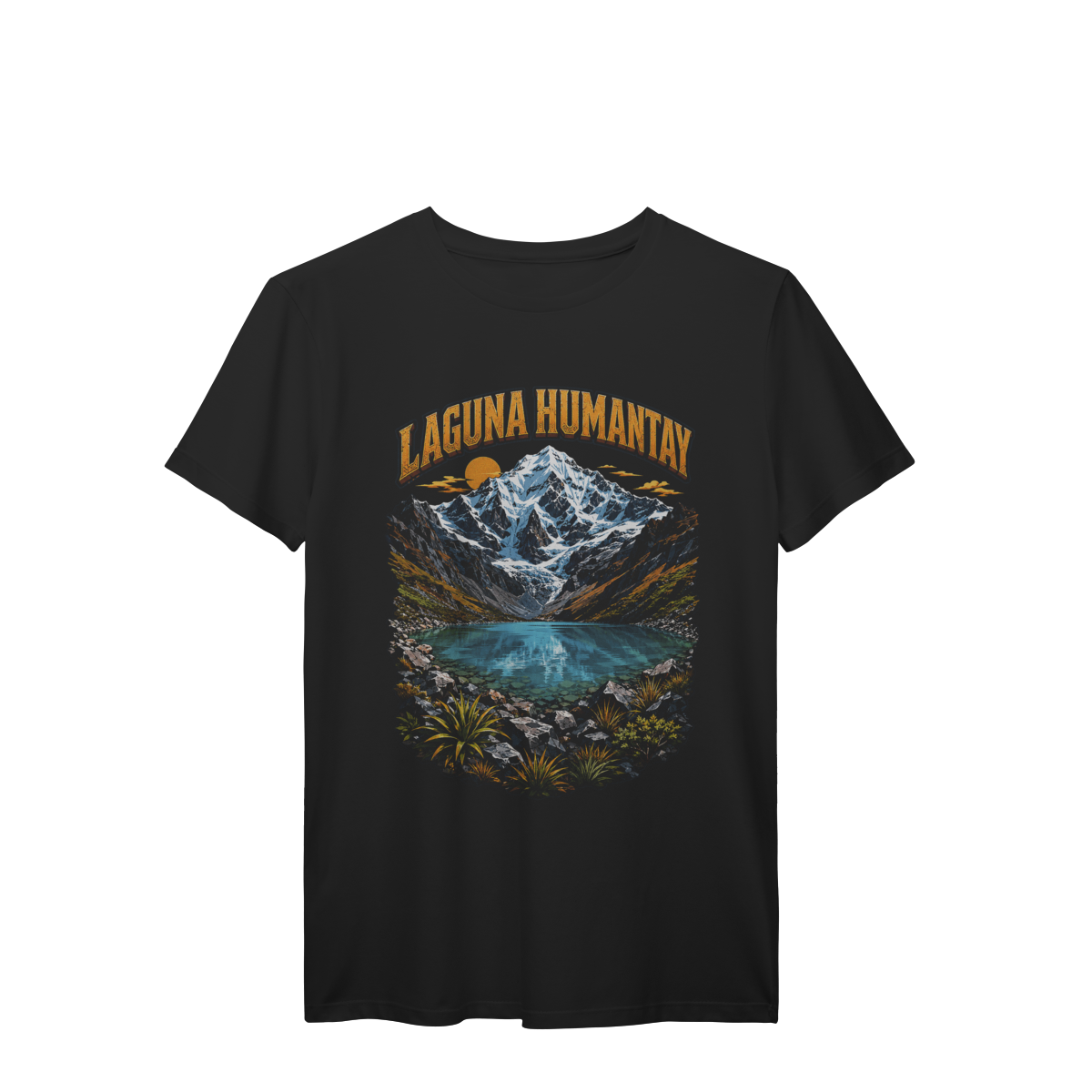 Camiseta Laguna Humantay Peru Cusco Montanhas Vintage Premium