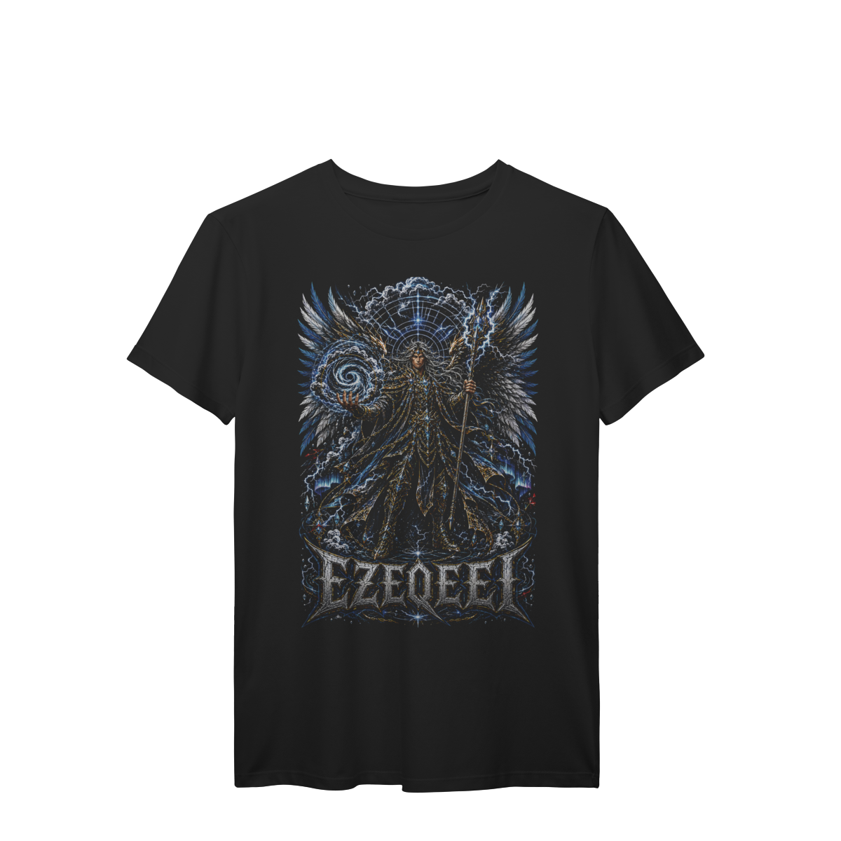 Camiseta Ezeqeel Anjo Vigilante da Tempestade Vórtice Cósmico Premium