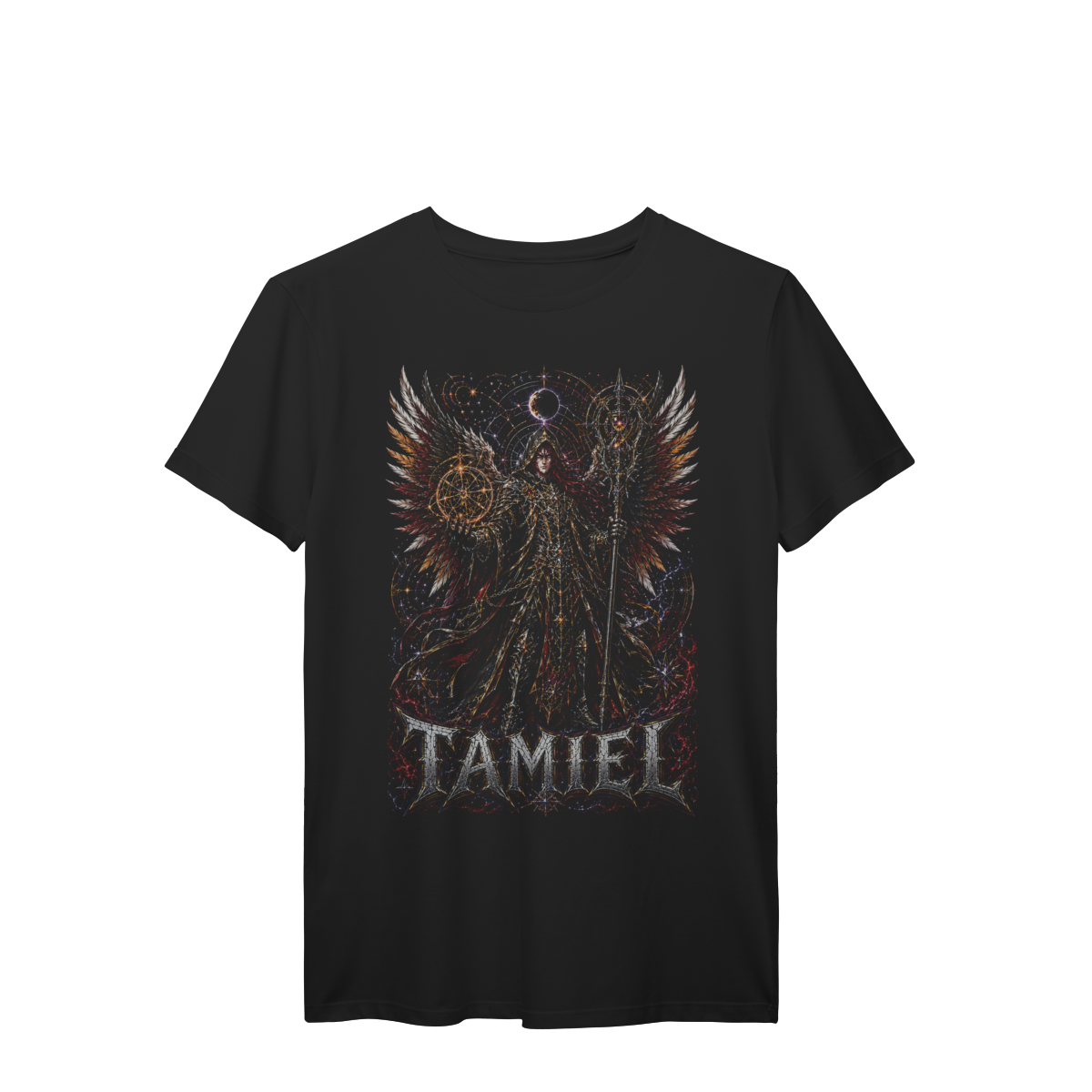 Camiseta Tamiel Guardião do Eclipse Celestial Energia Astral Premium