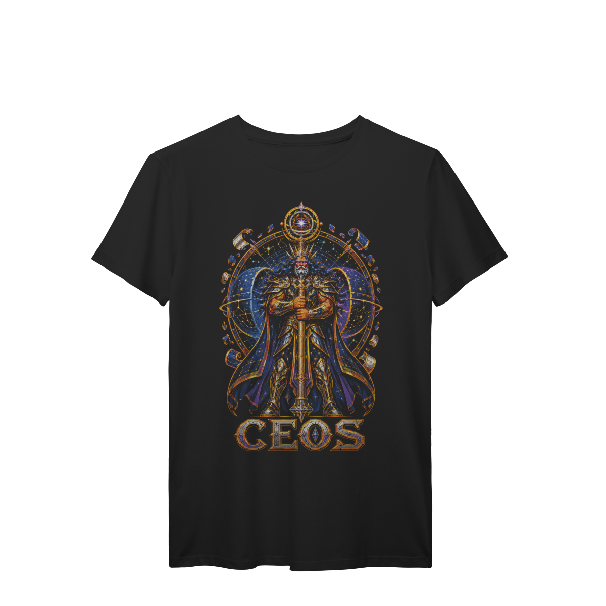 Camiseta Ceos Titã do Conhecimento Cósmico Mitologia Grega Premium