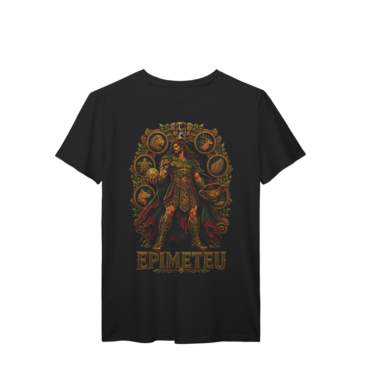 Camiseta Epimeteu Titã do Destino Vida e Natureza Mitologia Grega Premium