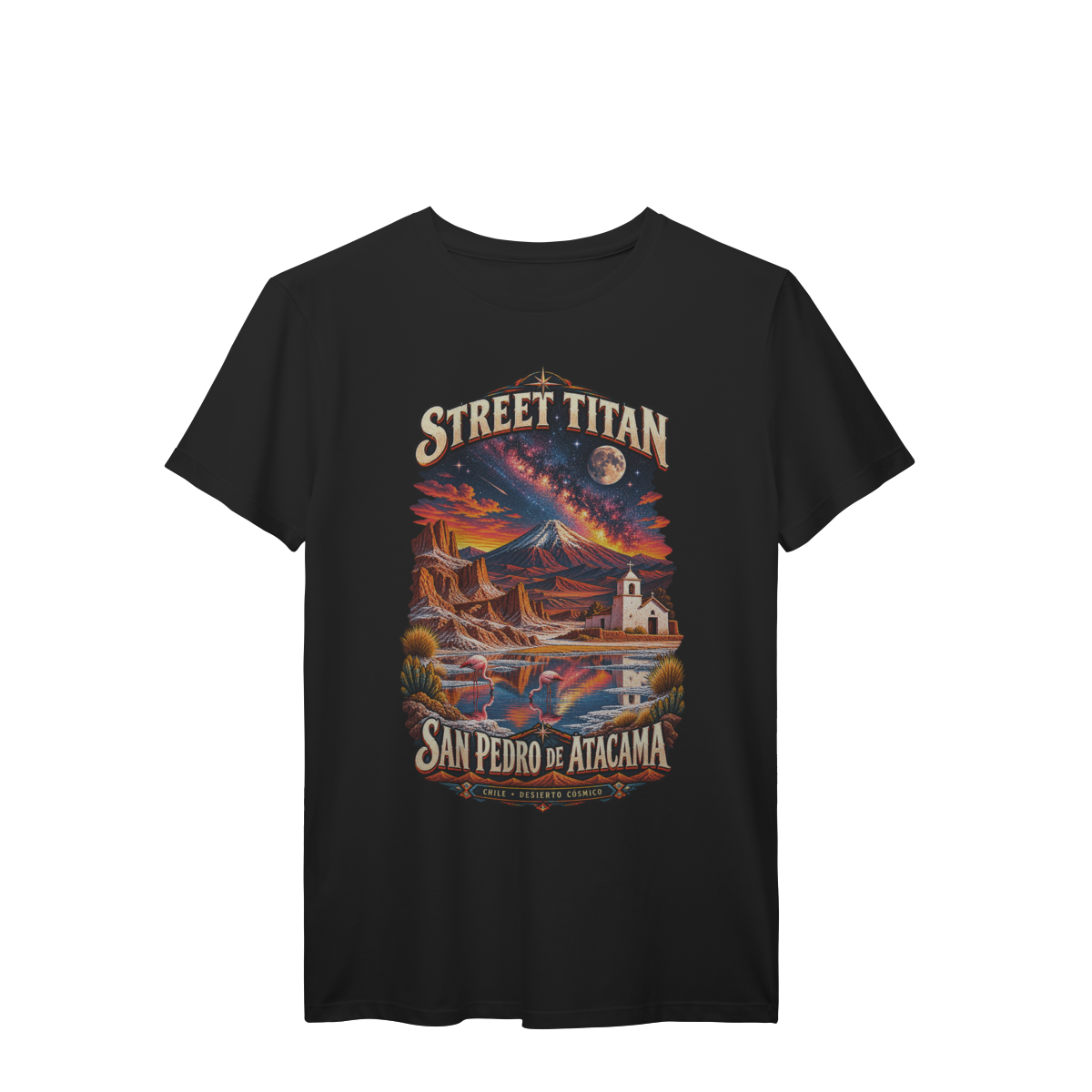 Camiseta San Pedro de Atacama Aventura no Deserto Premium