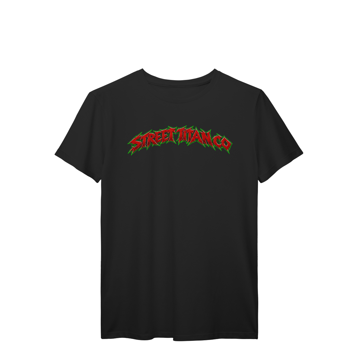 Nome do produto: Camiseta She-Spawn Guerreira Sombria Correntes e Energia Verde Premium
