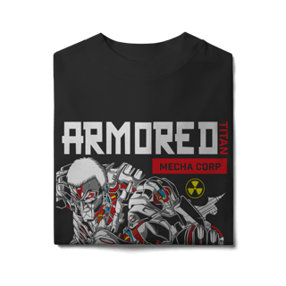 Nome do produto Camiseta Oversized Attack On Titans Mecha