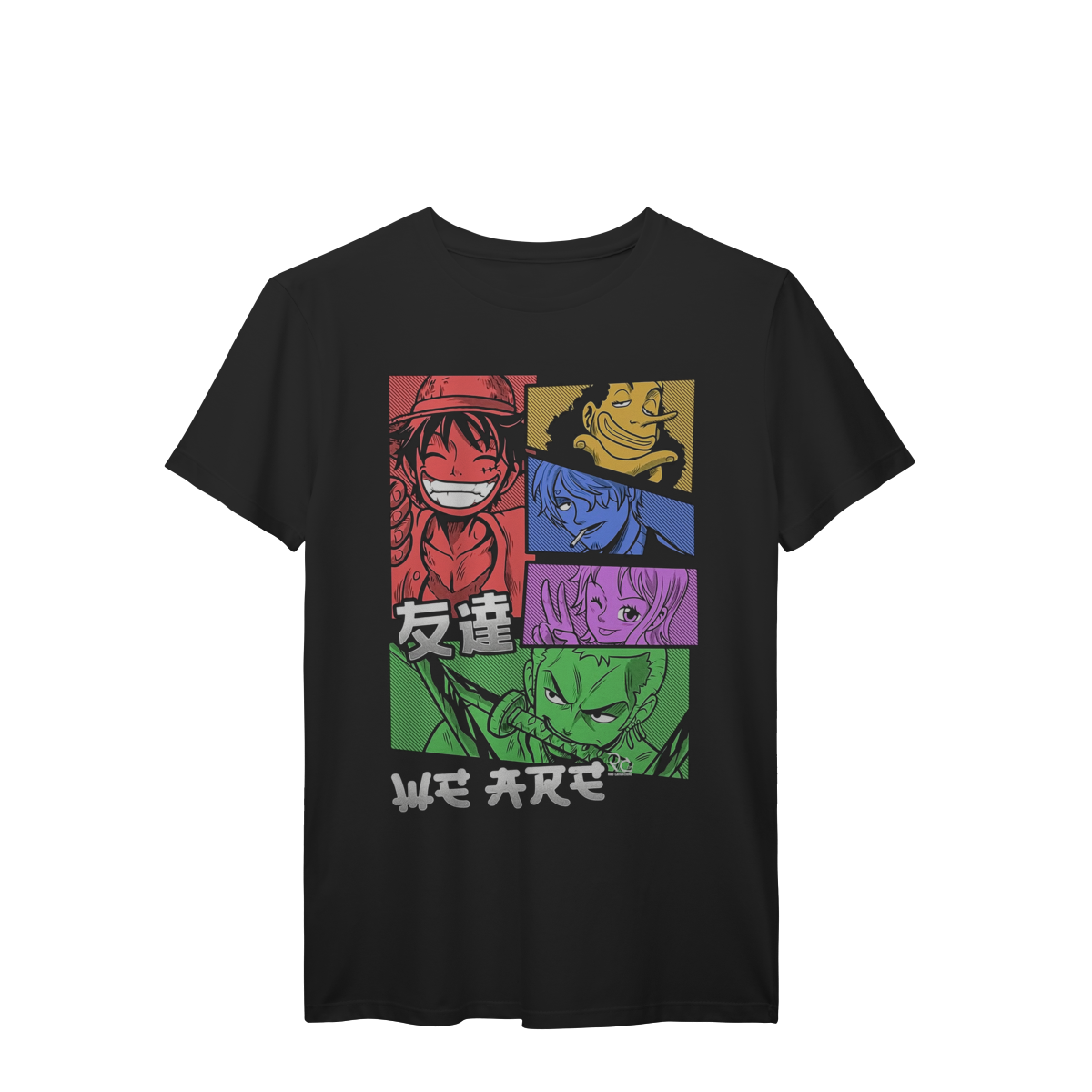 Camiseta Luffy Zoro Sanji Nami Usopp Premium
