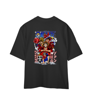 Nome do produto Camiseta Oversized One Piece Monkey D. Luffy