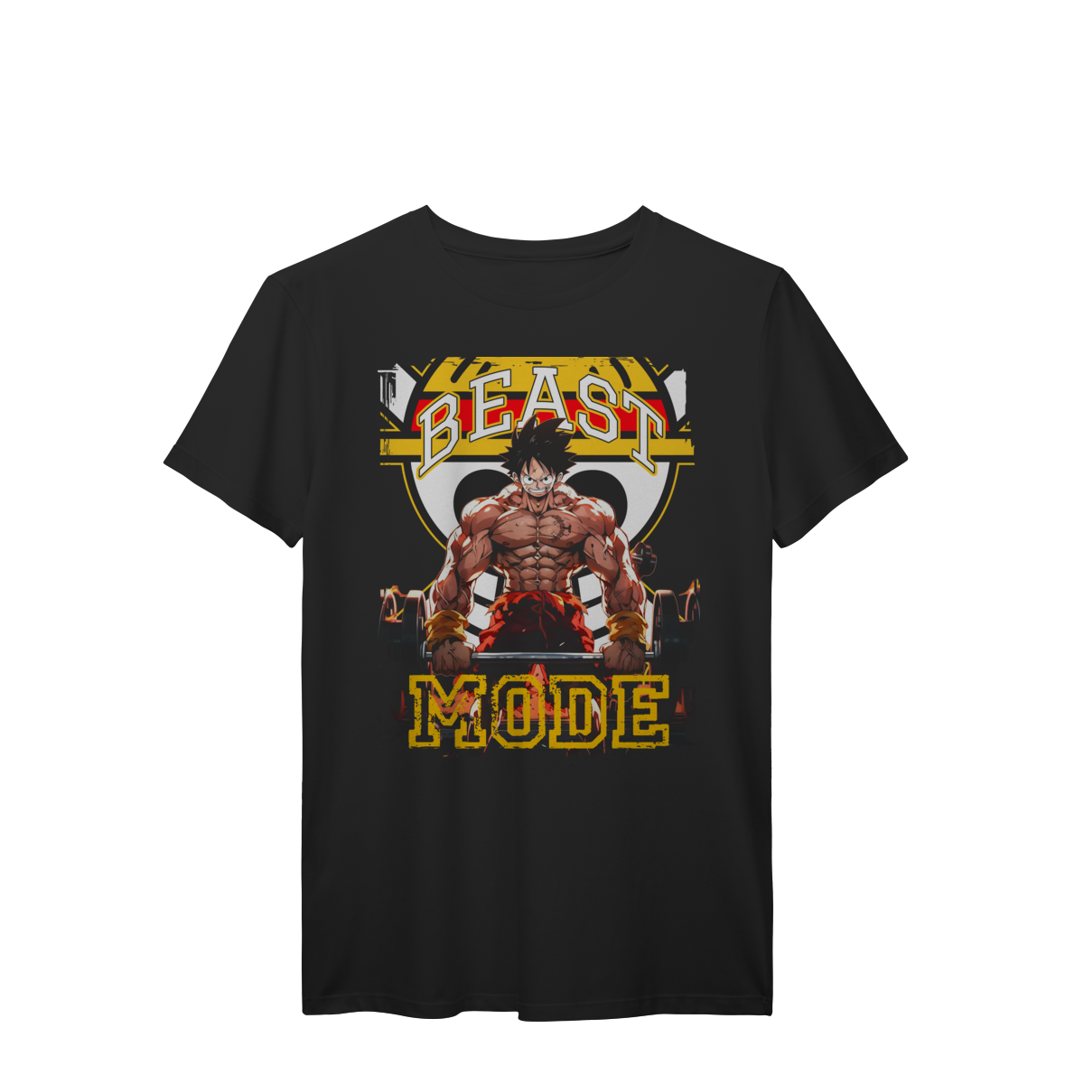 Camiseta Gym Beast Mode Academia Fitness Musculação Bodybuilding Unissex Premium