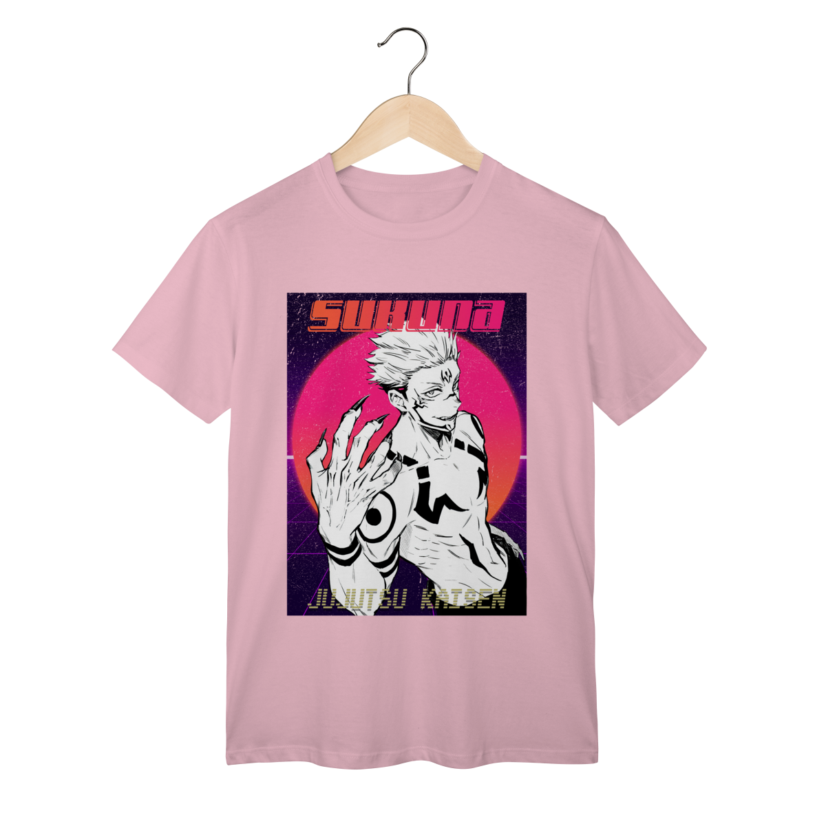 Nome do produto: Camiseta Clássica Jujútsu Kaisen Sukuna