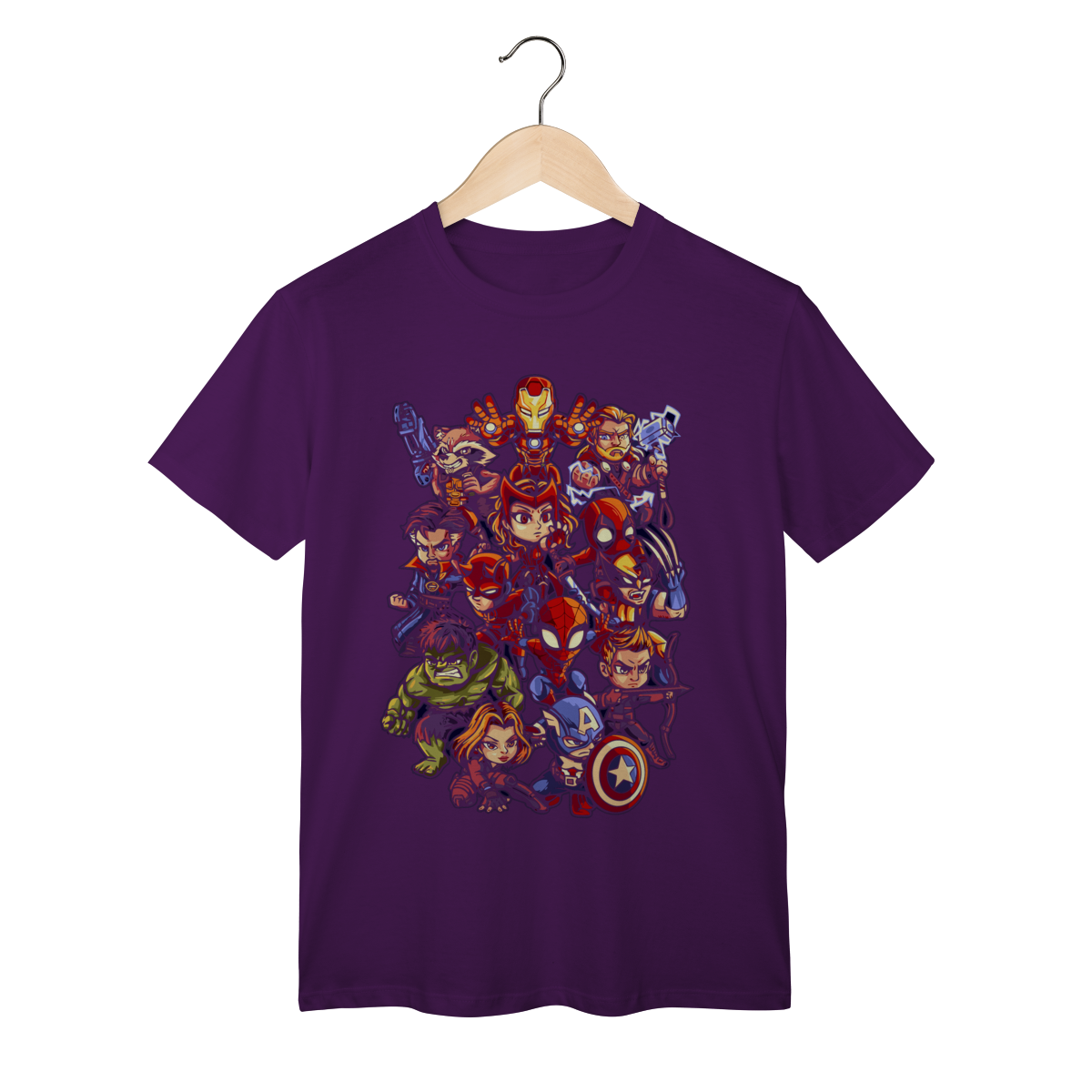 Nome do produto: Camiseta Clássica Vingadores