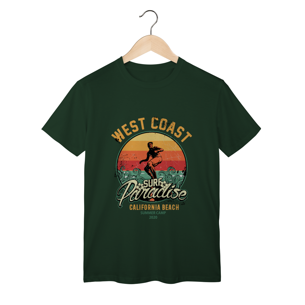 Nome do produto: Camiseta Clássica West Coast Surf Paradise