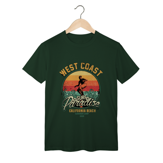 Camiseta Clássica West Coast Surf Paradise