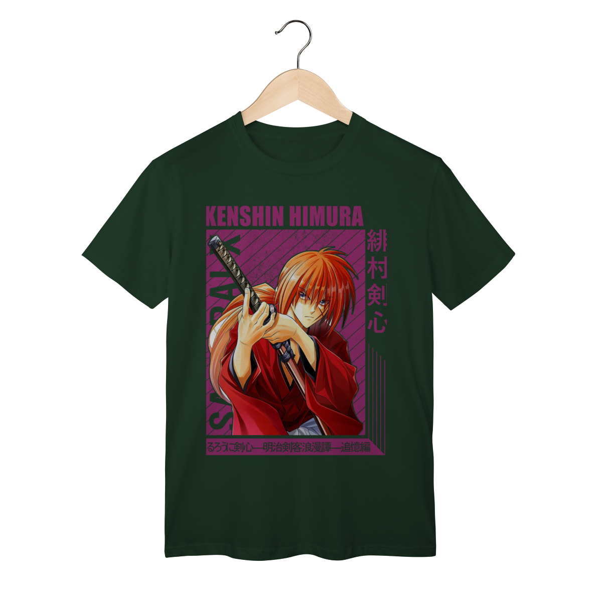 Nome do produto: Camiseta Clássica Kenshin Himura