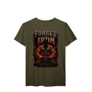 Nome do produto Camiseta Premium Forged in Iron