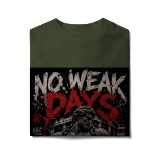 Nome do produto Camiseta Oversized No Weak Days