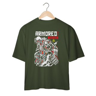Nome do produto Camiseta Oversized Attack On Titans Mecha