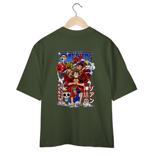 Nome do produto Camiseta Oversized One Piece Monkey D. Luffy