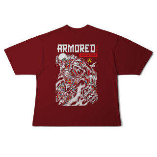 Nome do produto Camiseta Oversized Attack On Titans Mecha