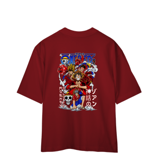 Nome do produto Camiseta Oversized One Piece Monkey D. Luffy