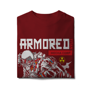 Nome do produto Camiseta Oversized Attack On Titans Mecha