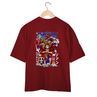 Nome do produto Camiseta Oversized One Piece Monkey D. Luffy