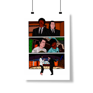 Nome do produtoPoster Retrato PULP FICTION - CINECLUBE