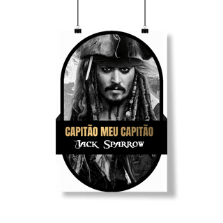 Nome do produtoPoster Retrato VI NA TELINHA - PIRATAS DO CARIBE