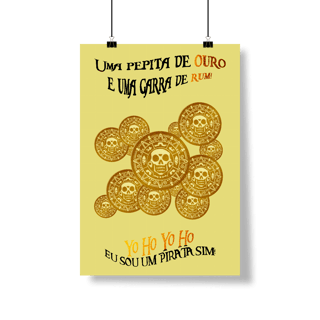 Nome do produtoPoster Retrato VI NA TELINHA - PIRATAS DO CARIBE