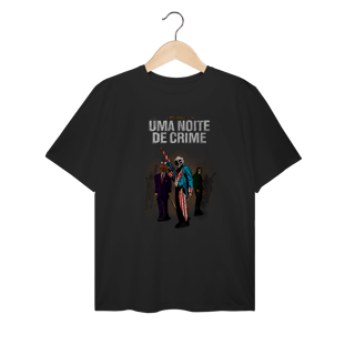Nome do produtoT-Shirt Plus Size UMA NOITE DE CRIME - CINECLUBE