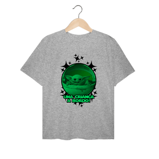 Nome do produtoT-Shirt Plus Size PAI NERD - BABY YODA