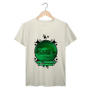 Nome do produtoT-Shirt Prime PAI NERD - BABY YODA