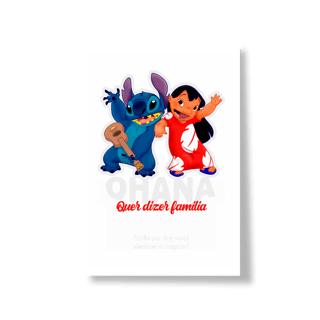 Nome do produtoPoster Retrato PAI NERD - LILLO & STITCH
