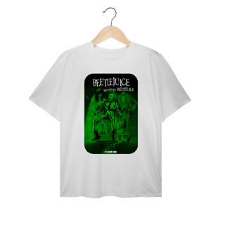 Nome do produtoT-Shirt Plus Size VI NA TELINHA - BEETLEJUICE