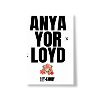 Nome do produtoPoster Retrato LOOK DE SÁBADO - SPY X FAMILY