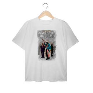 Nome do produtoT-Shirt Plus Size UMA NOITE DE CRIME - CINECLUBE