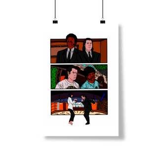 Nome do produtoPoster Retrato PULP FICTION - CINECLUBE
