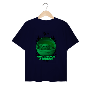 Nome do produtoT-Shirt Plus Size PAI NERD - BABY YODA