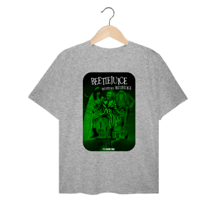 Nome do produtoT-Shirt Plus Size VI NA TELINHA - BEETLEJUICE