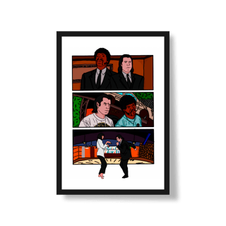 Nome do produtoPoster Retrato PULP FICTION - CINECLUBE