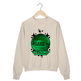 Nome do produtoMoletom Prime Fechado PAI NERD - BABY YODA