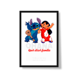 Nome do produtoPoster Retrato PAI NERD - LILLO & STITCH