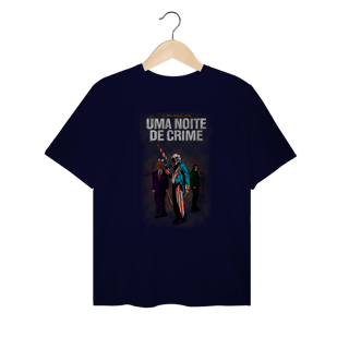 Nome do produtoT-Shirt Plus Size UMA NOITE DE CRIME - CINECLUBE