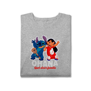 Nome do produtoT-Shirt Plus Size PAI NERD - LILLO & STITCH