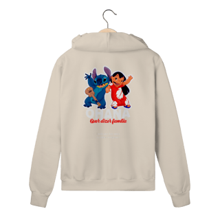Nome do produtoMoletom Prime Com Zíper PAI NERD - LILLO & STITCH