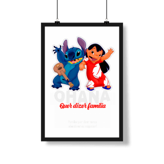 Nome do produtoPoster Retrato PAI NERD - LILLO & STITCH