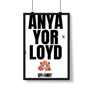 Nome do produtoPoster Retrato LOOK DE SÁBADO - SPY X FAMILY