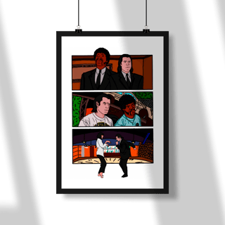 Nome do produtoPoster Retrato PULP FICTION - CINECLUBE