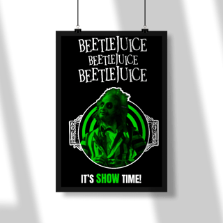 Nome do produtoPoster Retrato VI NA TELINHA - BEETLEJUICE